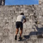 Pete on a climb